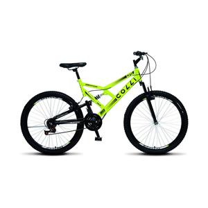Bicicleta Colli Masc Dp Susp a 26 36r Amarelo Neon 21 Mach
