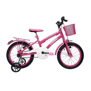 Bicicleta Cairu 16 Fem Flowers Rosa/pink C/garupa