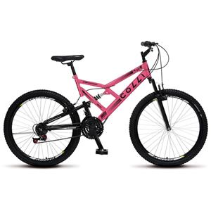 Bicicleta Colli Fem. Susp. Aro 26 36R 21M Rosa Neon D