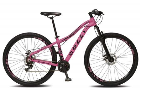 Bicicleta Colli Alum. A.29 F.disc Qd.reb.shim 21m Rosa Neon D