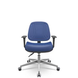 Cadeira Plaxmetal Gir.prem.exec.bço Reg.azul 8132