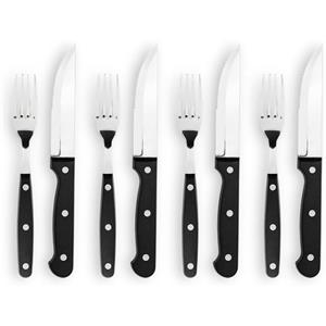 Talheres Brinox Conj P/churrasco Jumbo 8pcs-pt 2554/108