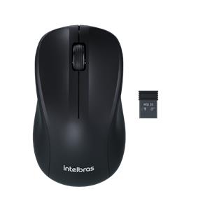 Mouse Intelbras Msi50 -sem Fio Preto Blister