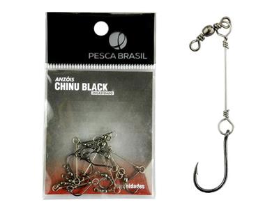 Anzol Chinu Black Encastoado 1 Unica - 94300