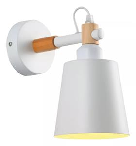 Arandela A.light Cone Det. Mad. E-27 Branco 9010