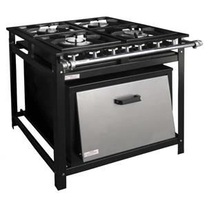 Fogao Ind Cristal Aco 4bc com Forno Standard