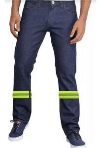 Calça em Tecido Jeans C/fx. Refletiva (motorista)