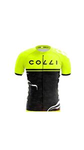 Vest. Camisa Ciclista Colli Allure Amarelo/preto G