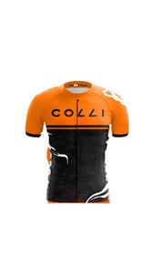 Camisa Ciclista Colli Allure Laranja/preto M