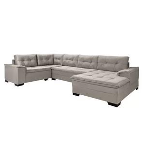 Sofa Imperio Viena Plus Usb 2+c+3+chaise A/192 Bege