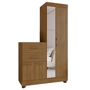 Roupeiro Comoda Topazio Vasti 4pt C/esp. Cinam/cinam