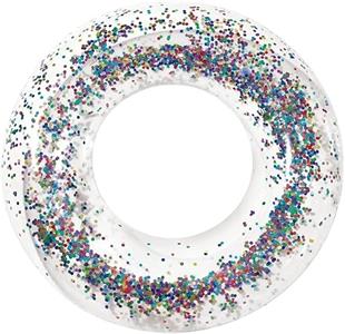 Boia Mor Inflável com Glitte Sort