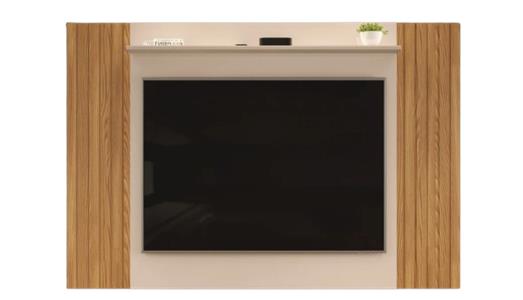 Painel Dj Extensivel Trend Carvalho Nobre/off White
