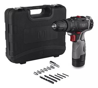 Parafusadeira Multilaser Fe074 12v Maleta Impacto 74 Acce