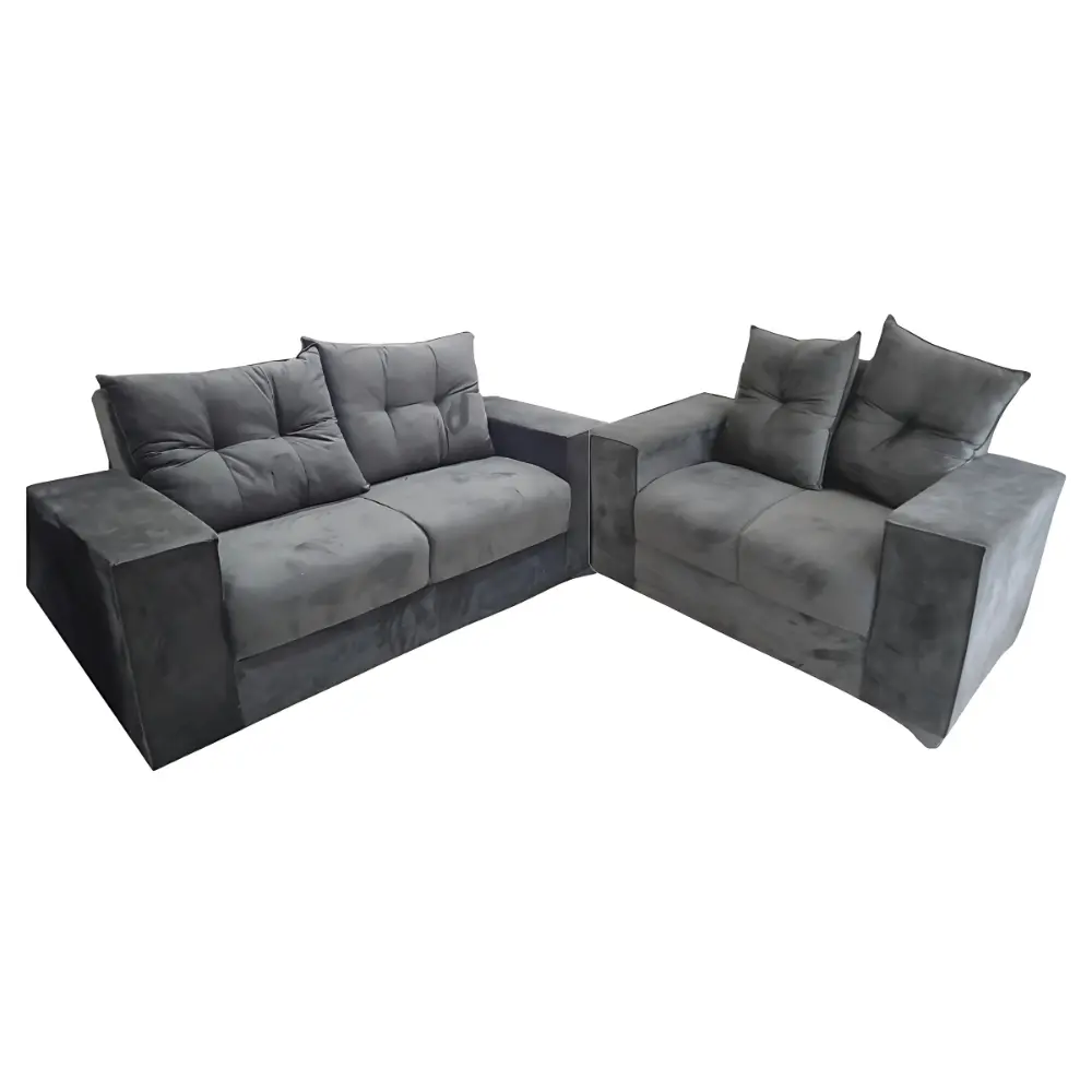 Sofa Jw Santiago 2/3 L Veludo Tabaco T02
