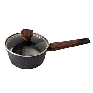 Panela de Induçao Clink 20cm 2500ml Carvalho Alum. Vidro e Baquelite 20cm X 10cm
