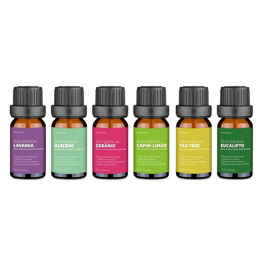 Oleos Kit com 6 Essenciais Multilaser Hc165
