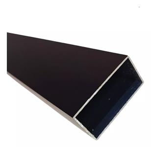 Tubo de Al Hispex Extr Quadr 2 X 1,10 40780 Preto