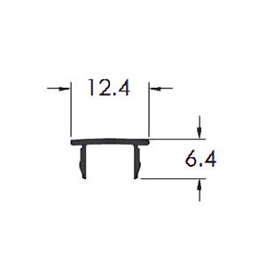 Perfil de Al Hispex Click 12,35 X 6,4 Preto 72145