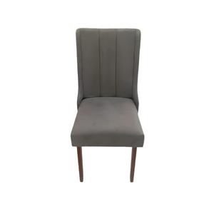 Cadeira Lopas Celina Tec Suede Animale Bege Frassino