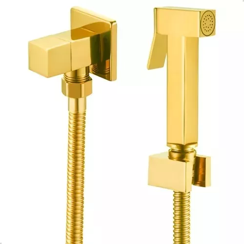 Ducha Higiénica Quadrada 1/4 V 1/2 DN15 29626 Gold M Marte