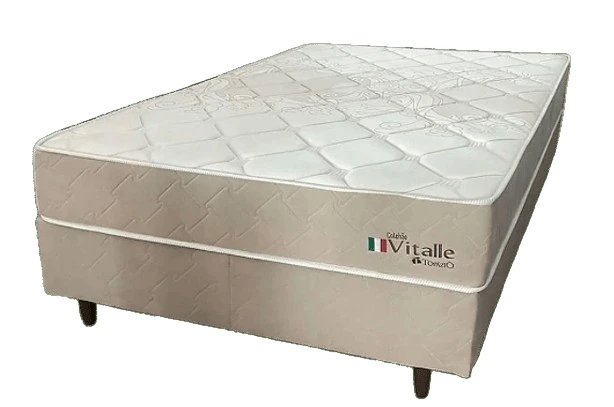 Colchão Topázio Box Conj. Vitalle 1,58x1,98x0,56M M. Ensacada