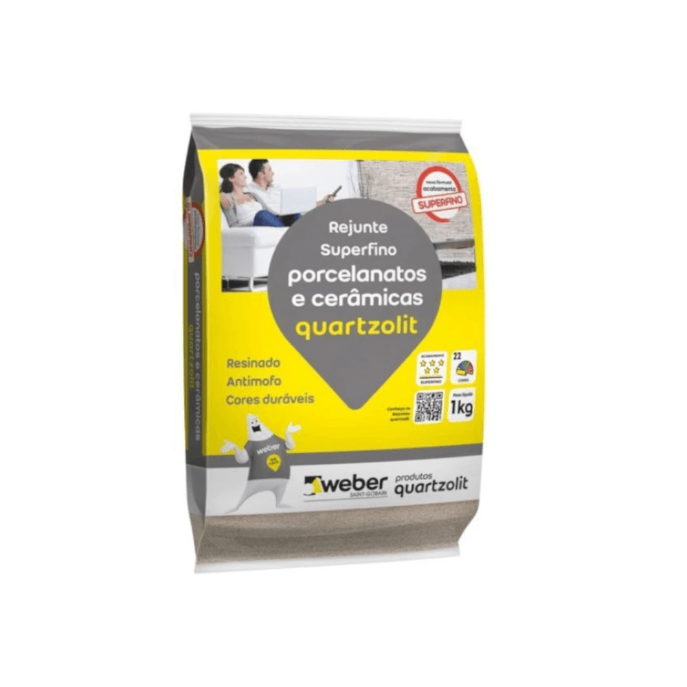 Rejunte Quartzolit 1kg Porcelanato Corda