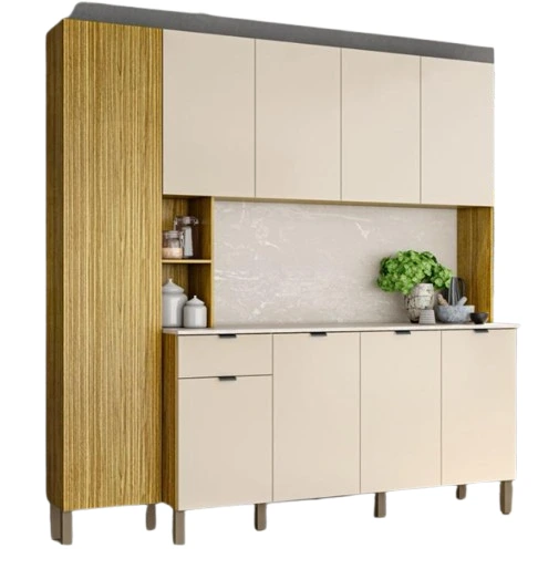 Cozinha Kit's Paraná Pulse Freijo/Vanilla