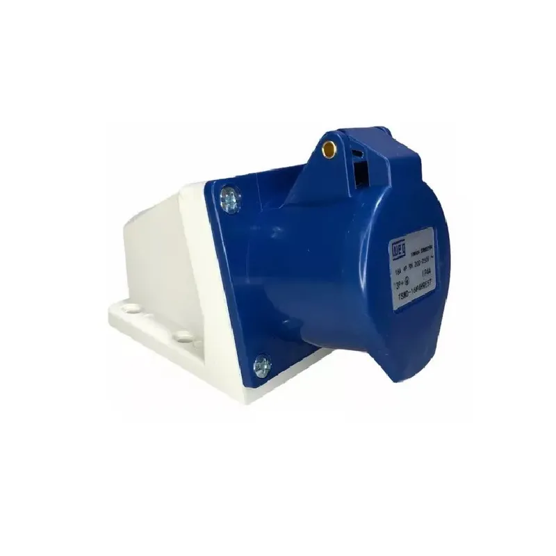 Tomada WEG Ind. Sobrepor TSW 16 A 4 Polos 9H 200-250 VCA/CC