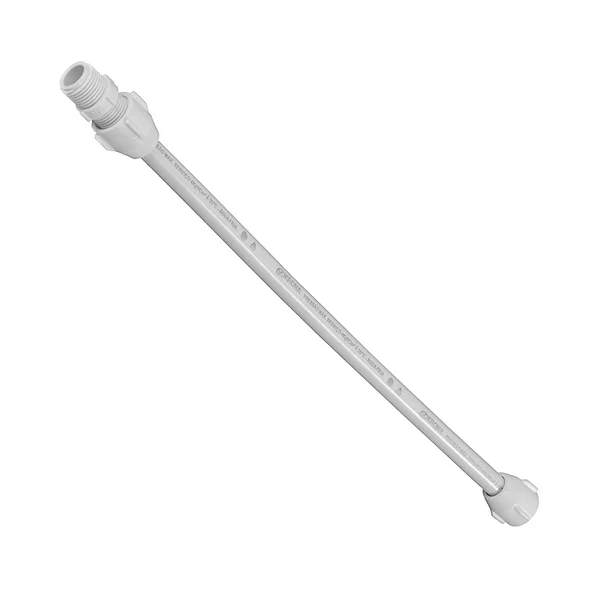 Engate Krona Plastico 1/2 x 40cm Branco