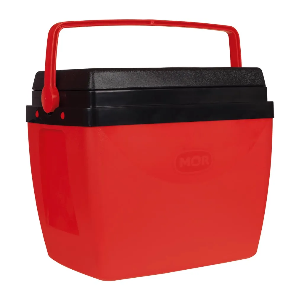 Caixa Termica Mor 34L Vermelho com Preto (1)