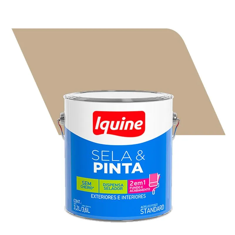 Tinta Iquine Sela & Pinta Fosco Camurca 3,6L