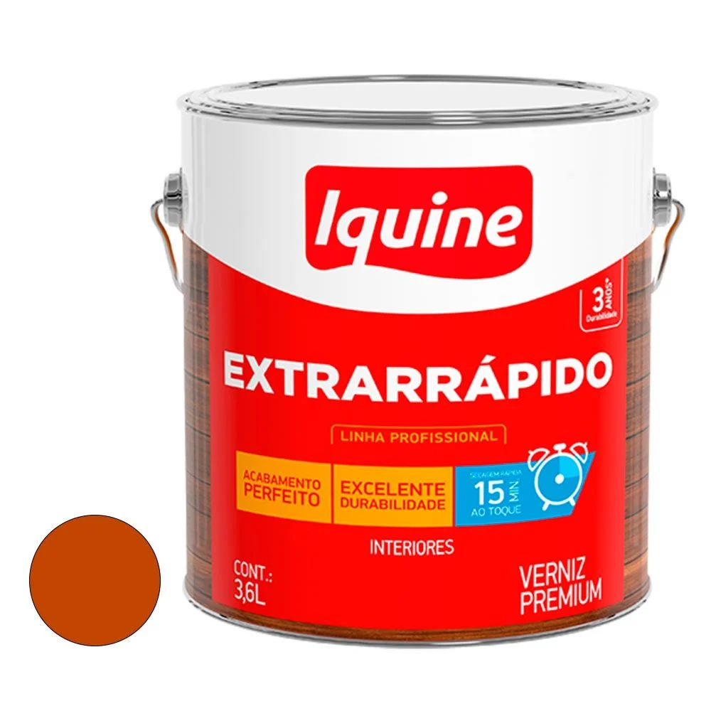 Verniz Iquine Extra Rapido 3,6L Canela