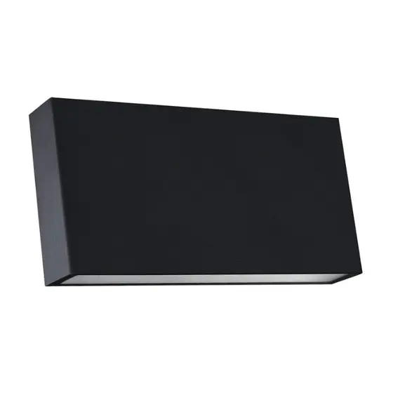 Arandela Blumenau Mince 200mm LED ABS Bivolt 8W 6.500K Preto (20476016)