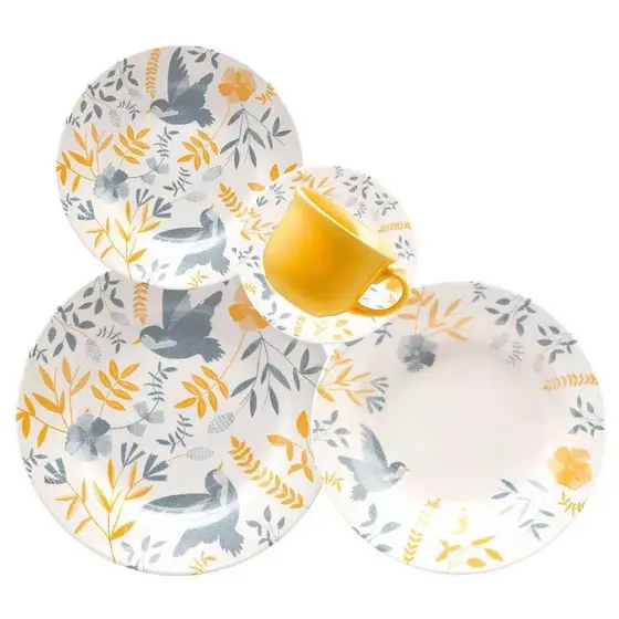 Aparelho de Jantar/Cha Oxford 20 Pecas - TB - Bem Te Vi - AB20-5409