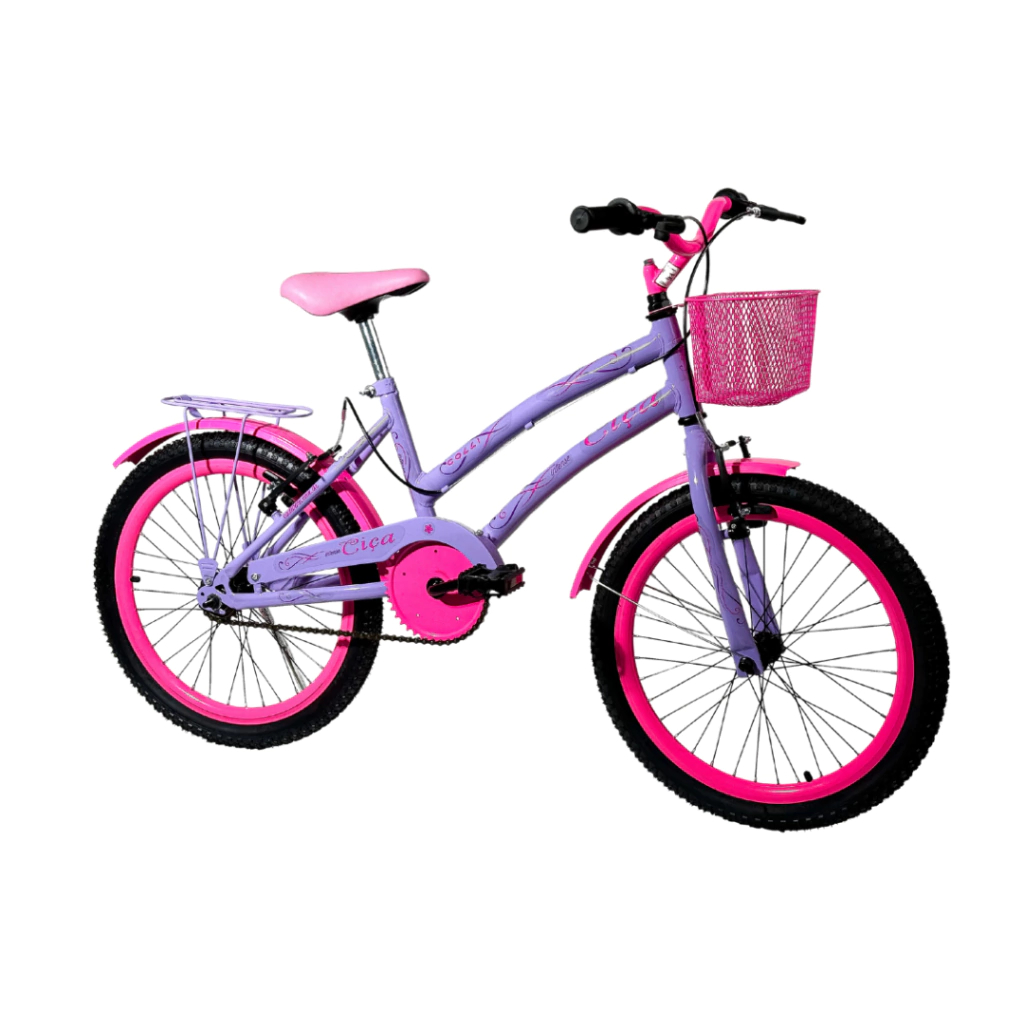 Bicicleta Colli Celina Aro 20 Sem Marcha Lilas