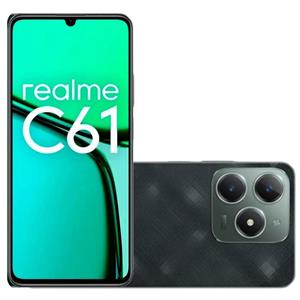 Celular Realme C61 256GB com 6GB de RAM - Dark Green