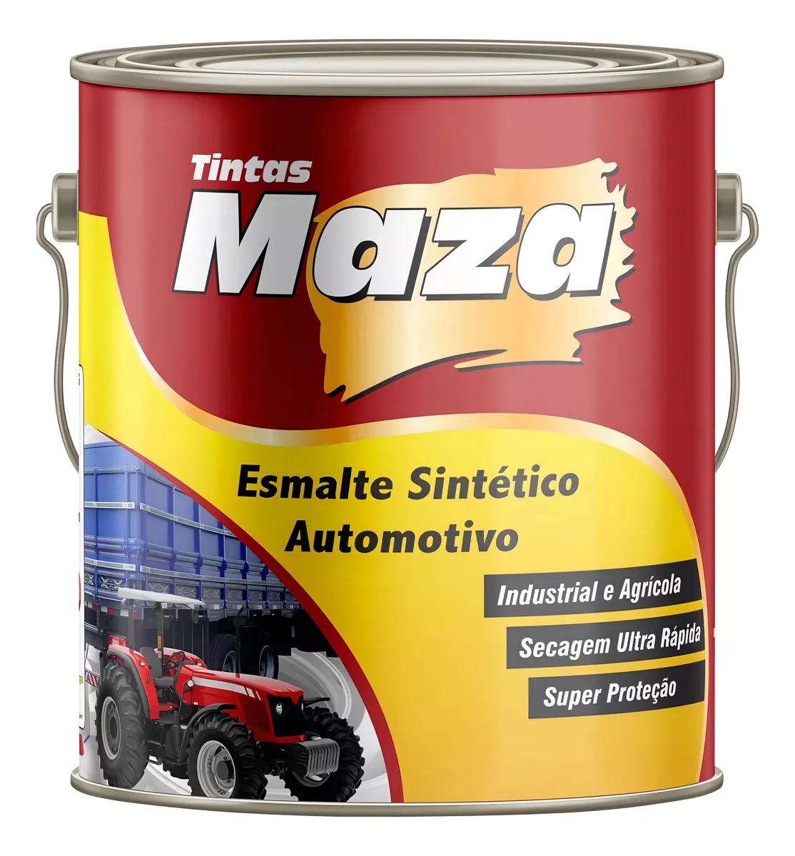 Tinta Esmalte Automotiva Maza Cinza Claro 3,6L