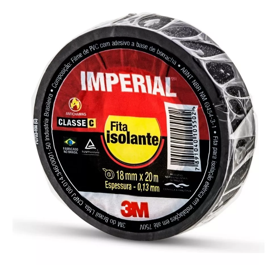 Fita Isolante 20m x 18mm - Imperio