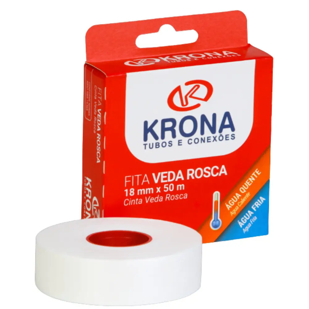 Fita Veda Rosca Krona 18mm x 50m