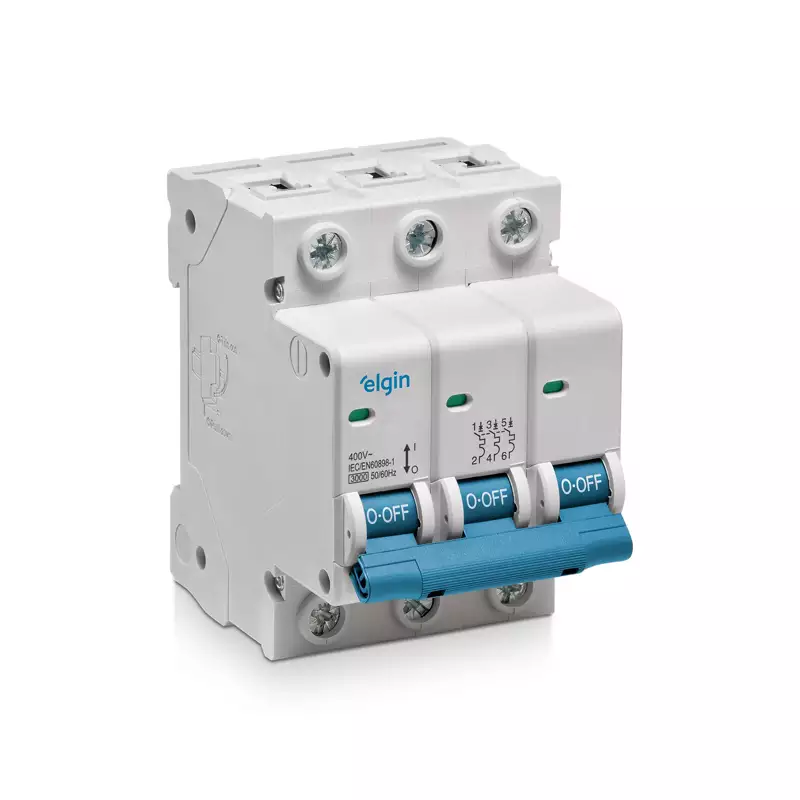 Disjuntor Elgin Tri 63A Branco C4