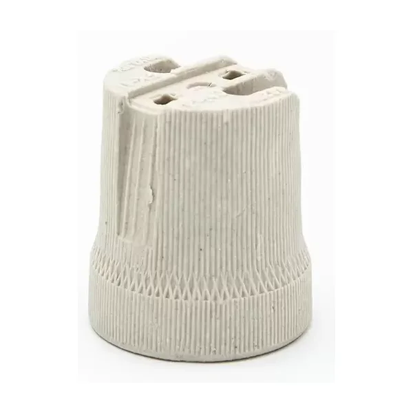 Soquete de Porcelana Branco E27 Fox Lux