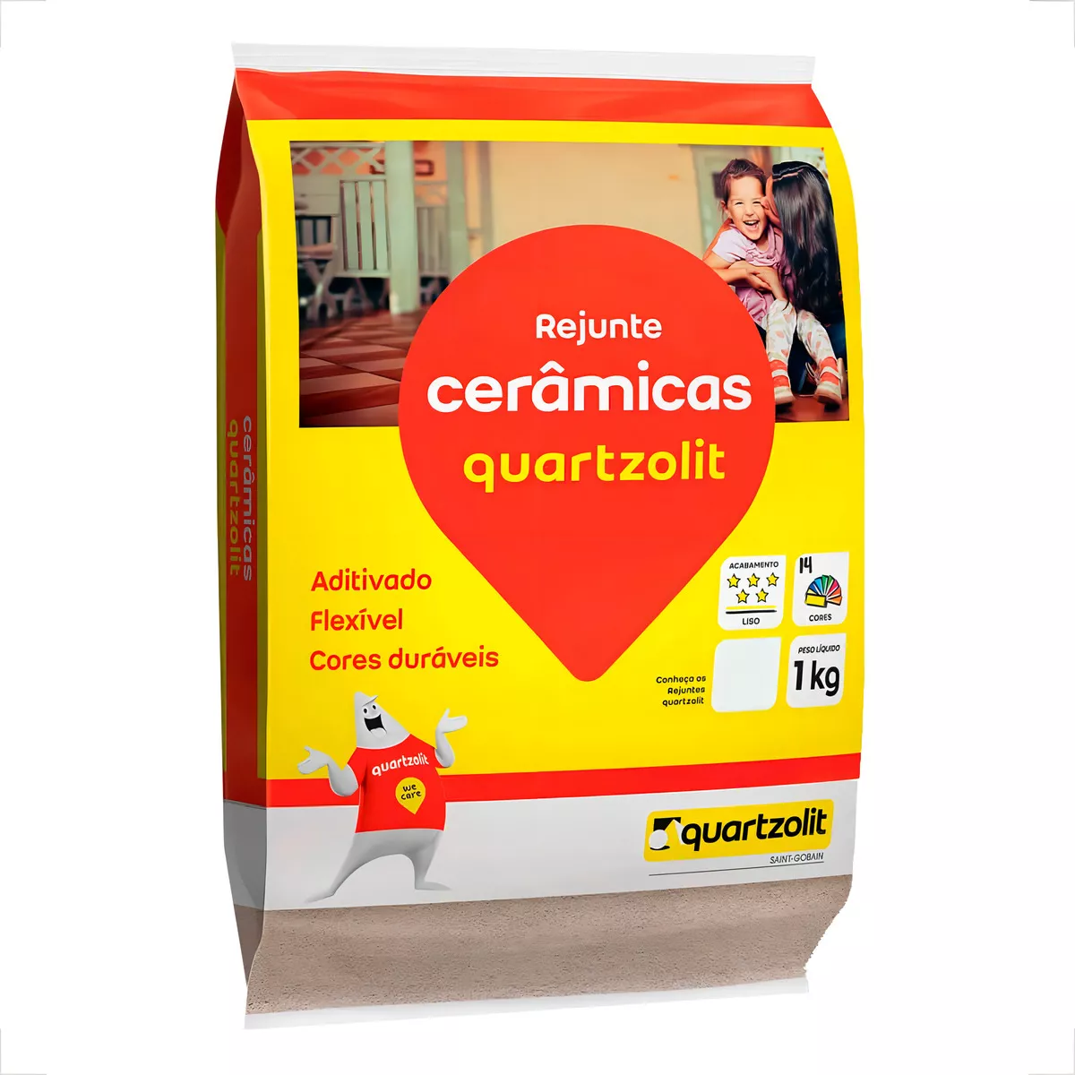 Rejunte Quartzolit 1kg Flexivel Branco