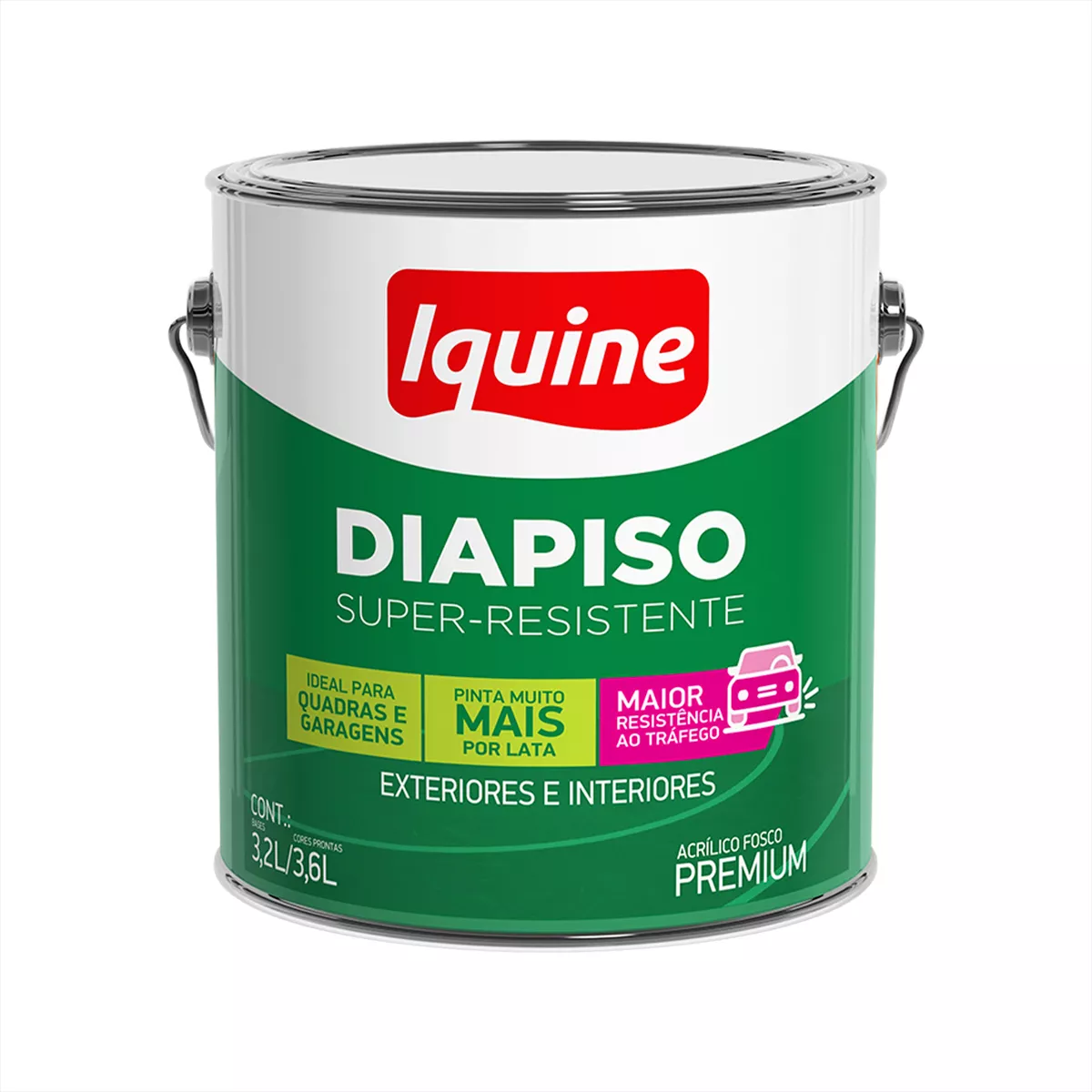 Tinta Iquine Diapiso 3,6L Verde Folha