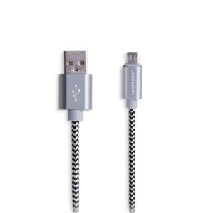 Cabo Micro Usb Multilaser Wi341 Cinza 1,5m