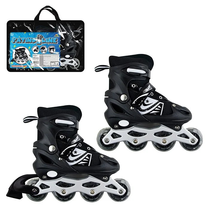 Patins Zein In Line Masculino com Luz