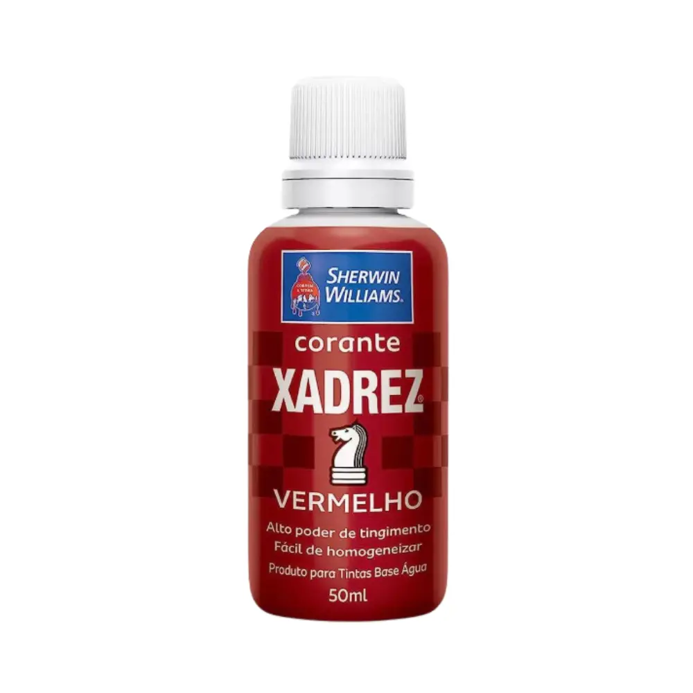 Bisnaga Xadrez Liquida Vermelho 50ml