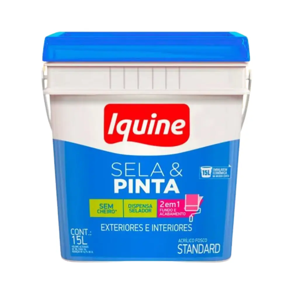 Tinta Iquine Sela & Pinta Marfim 15L