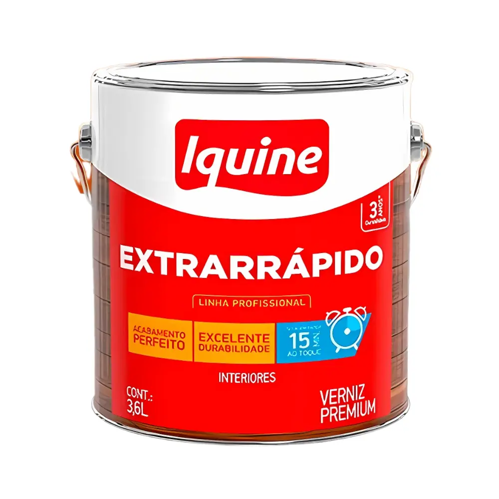 Verniz Iquine Extra Rapido 3,6L Imbuia