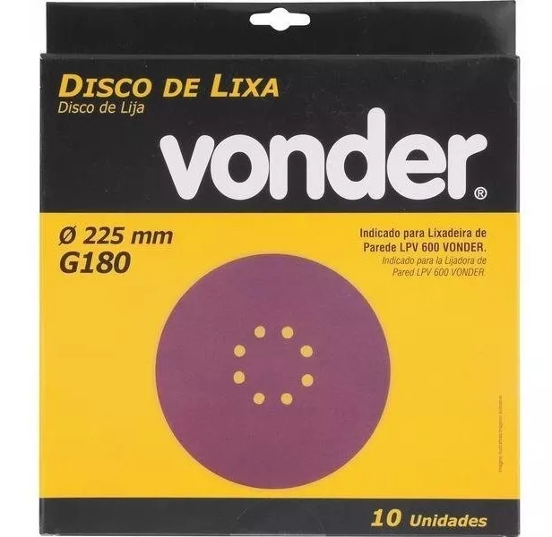Disco de Lixa G180/Lixad LPV400B/LPV600/LPV925